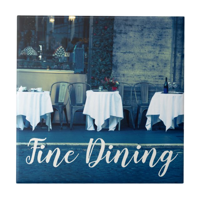 Bra Dining Restaurang for Food Älskare and Gourmet Kakelplatta (Framsidan)