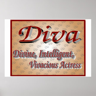 Bra Diva Poster