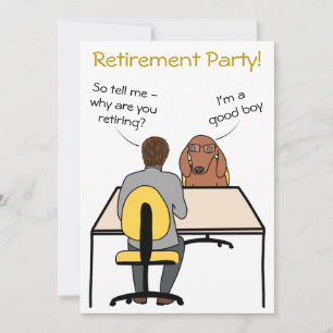 Bra dog humor pension-parkallelse inbjudningar