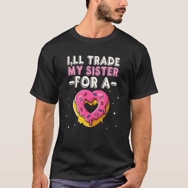 Bra Donuts of Sweet Delicous Mat ote 6 T Shirt (Framsida)