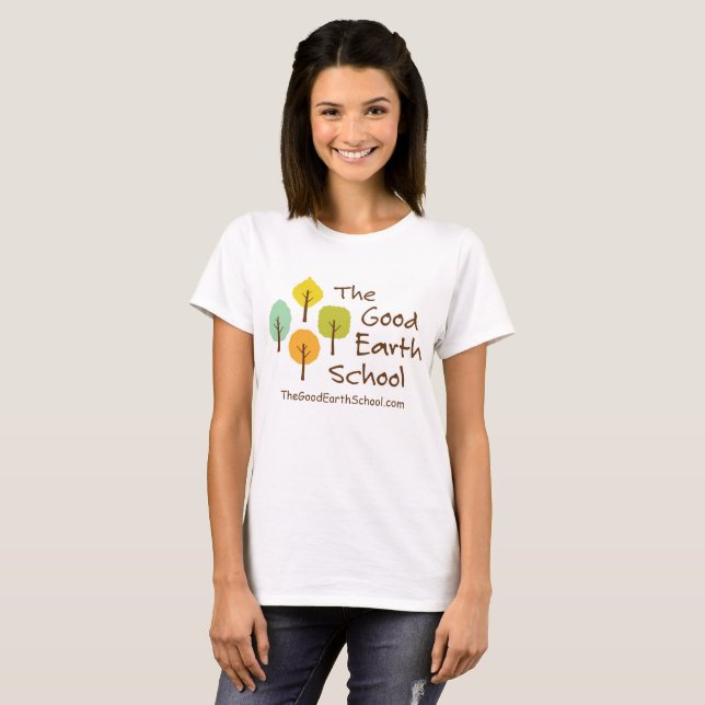 Bra Earth School Dam T-shirt (Hel framsida)