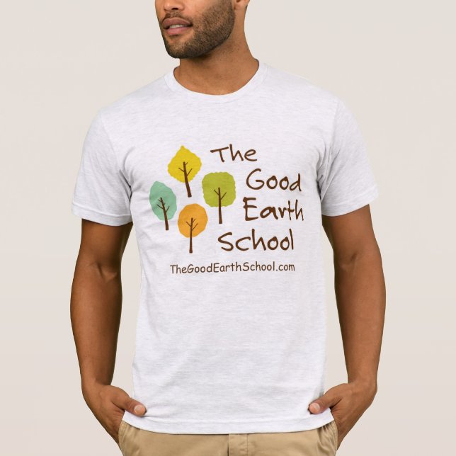 Bra Earth School Deluxe Manar-Shirt T Shirt (Framsida)
