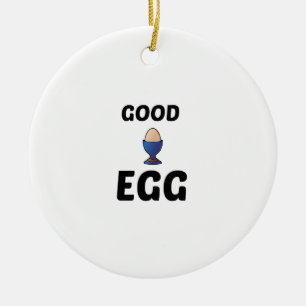 BRA EGG JULGRANSPRYDNAD KERAMIK