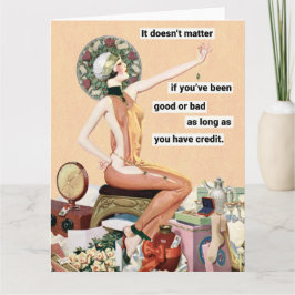 Bra eller Bad Retro Humor Hälsning Kort