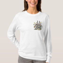 Bra Energy Skeleton Flower Tee