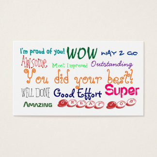 Bra, erkännandekort för bra av fiskeansträngning visitkort