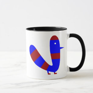 Bra fågelsolskenregnbåge mugg