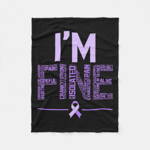 Bra Fibromyalgia Warrior Fibro Awareness Lila R Fleecefilt