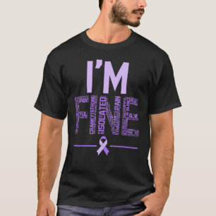 Bra Fibromyalgia Warrior Fibro Awareness Purp T Shirt