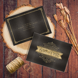 Bra Filigree Guld Bröllop ID871 Spara Datumet