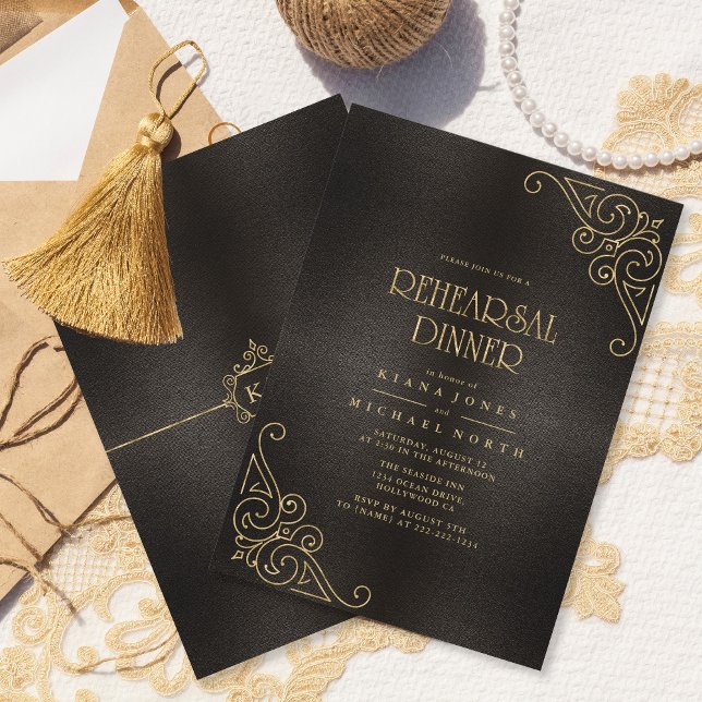 Bra Filigree Guld Rehearsal Dinner ID871 (Skapare uppladdad)