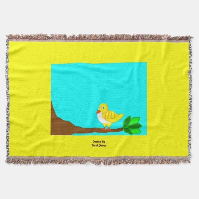 Bra filt för kast för morgongultfågel (Framsidan)