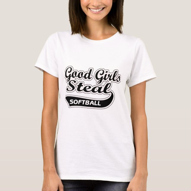 Bra flickastöld (svarten) t-shirt (Framsida)