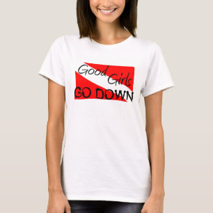 Bra flickor går besegrar tee shirt