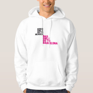 Bra flickor går till himmeldåligaflickor går ti sweatshirt
