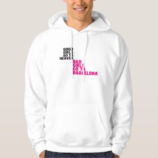 Bra flickor går till himmeldåligaflickor går till sweatshirt