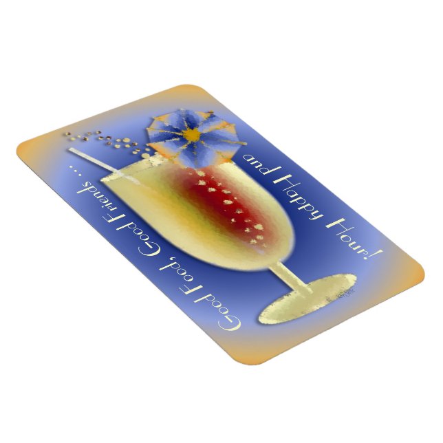 Bra Food, Bra Friends (anpassa) Magnet (Högersidan)