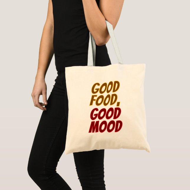 Bra Food Bra Mood Quote | Tygkasse (Framsida (produkt))