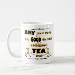 Bra för att ta ett teafabak kaffemugg