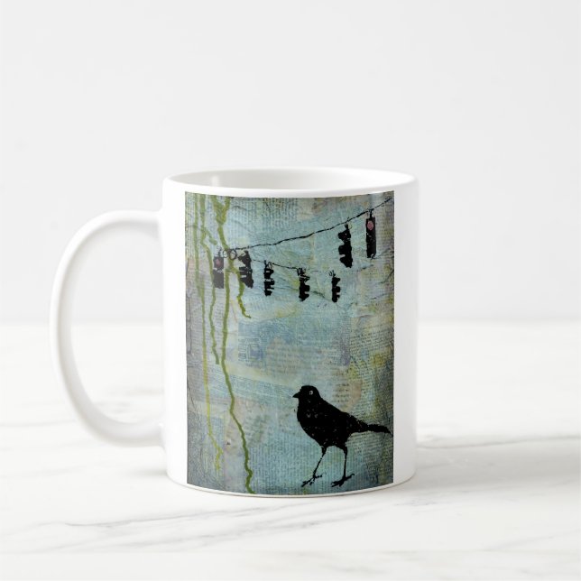 Bra för dig/excentrisk karikatyrmugg kaffemugg (Vänster)
