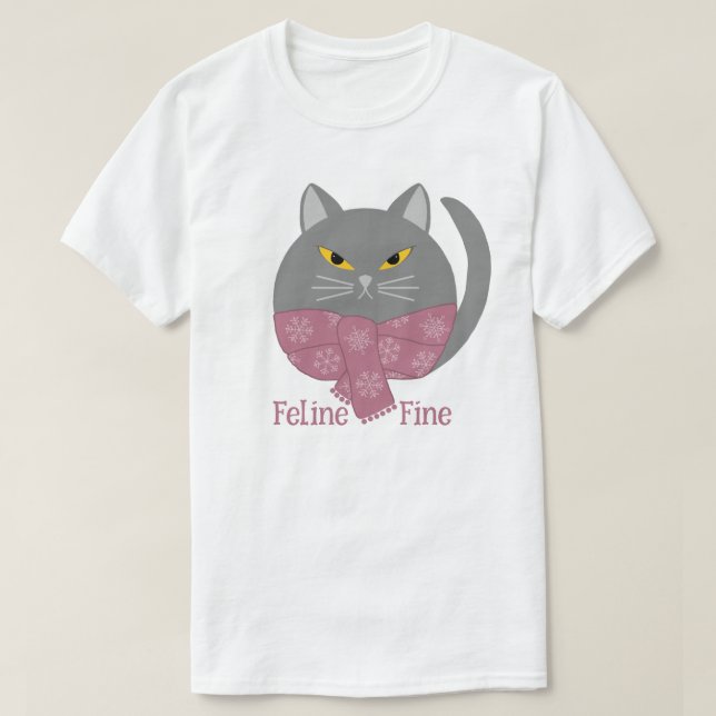 "Bra för Kattdjur" för katt T Shirt (Design framsida)