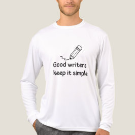 Bra författare behållor det enkelt t shirt