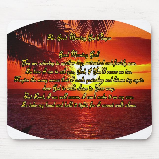 Bra förmidguds bön musmatta (Framsidan)