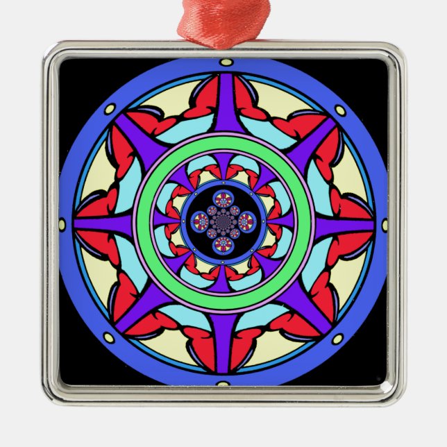 Bra förmögenhet rullar julgransprydnad metall (Framsidan)