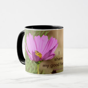 Bra förmögenhetsbrud (mantra cosmos) blomma Mugg