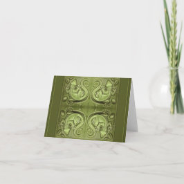 Bra Fortune Lizard Tiles vykort