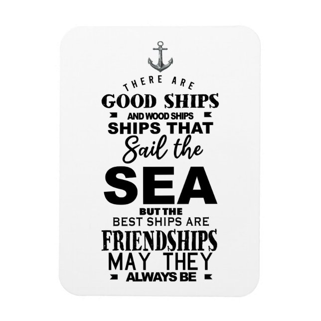 bra-fraktaser för vänskap med offerter i bästa år magnet (Vertikal)