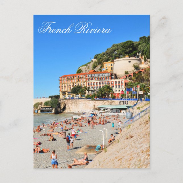 Bra. Fransk Riviera Vykort (Framsida)
