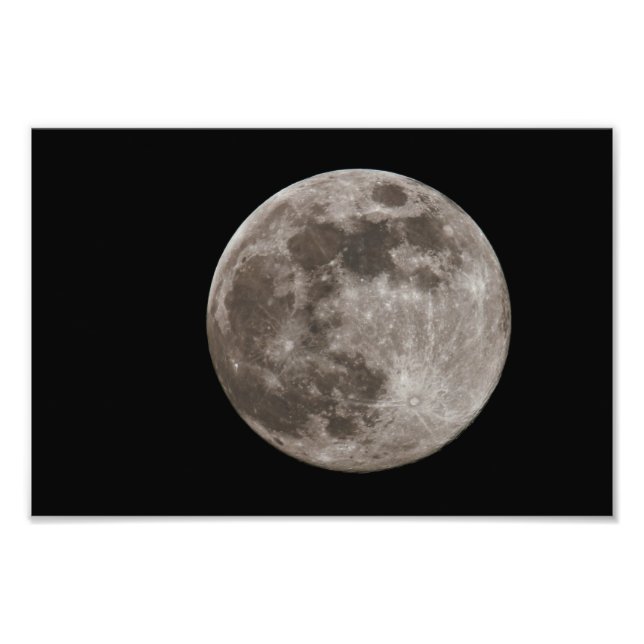 "Bra Fredag" Full Moon över Saskatchewan Fototryck (Framsidan)
