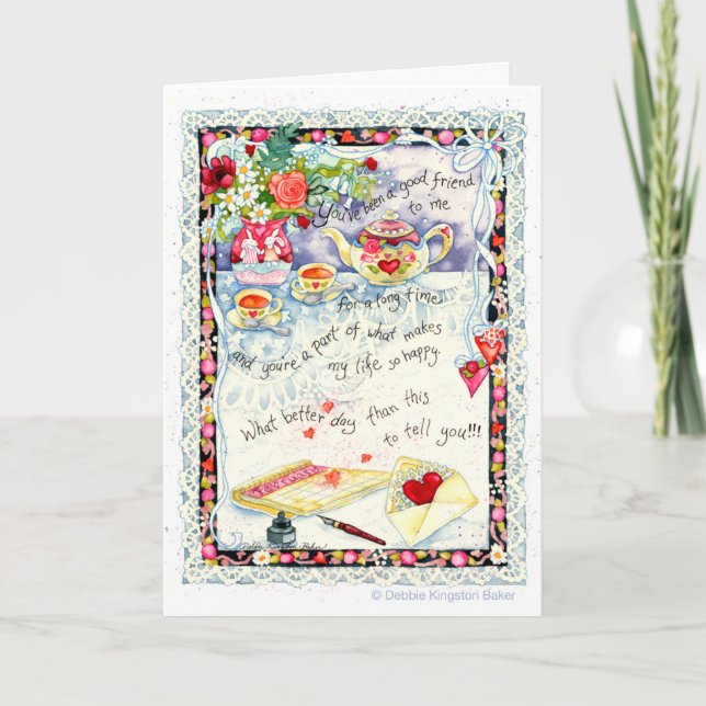 Bra Friend Valentine Helgkort (Framsida)