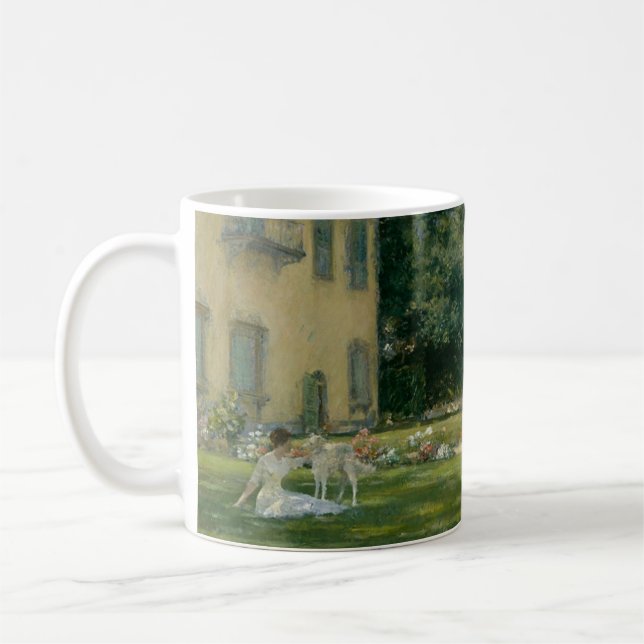 Bra Friends American Impressionist Painting Kaffemugg (Vänster)
