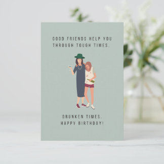 Bra Friends Birthday Card