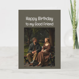 Bra Friends Birthday Kärlek Kort