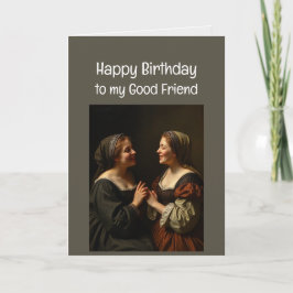 Bra Friends Birthday Kärlek Kort