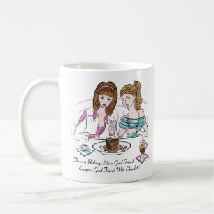 Bra Friends & Chocolate Girls' nattutgång Kaffemugg