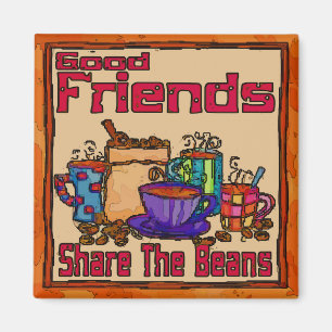 Bra Friends Coffee Magnet