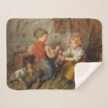 Bra Friends (unga pojkar som leker med kanin)