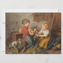 Bra Friends (unga pojkar som leker med kanin)