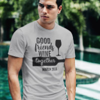 Bra Friends Vin tillsammans Tasting Resa Flaska