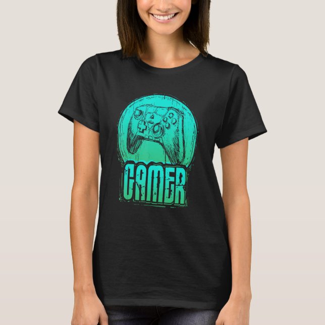 Bra Gaming Stuffboys Gaming Gamer T Shirt (Framsida)