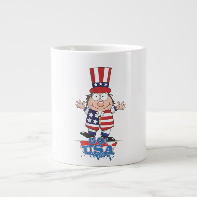 Bra gamla USA Jumbo Mugg (Framsidan)