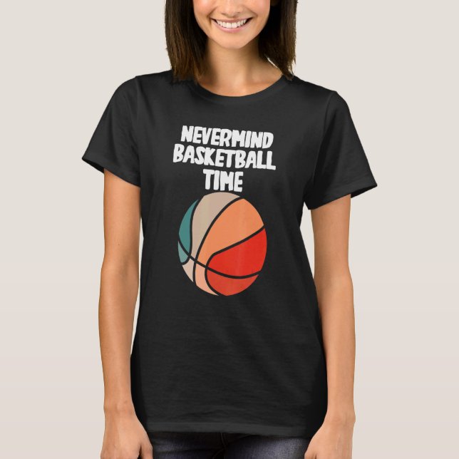 Bra gammal basketboll Times T Shirt (Framsida)