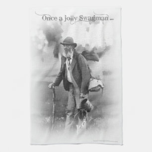 Bra gammal Jolly SwagmanTeahandduk Kökshandduk