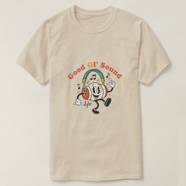 Bra gammaldags ljud t shirt (Design framsida)