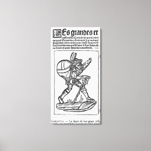 Bra Giant från "Gargantua" av Francois Canvastryck