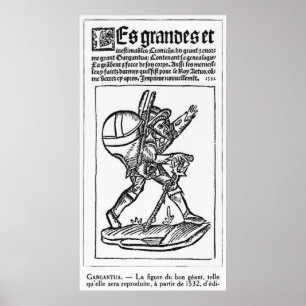 Bra Giant från "Gargantua" av Francois Poster